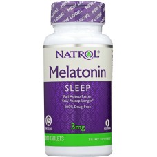 NATROL: Melatonin TR Time Release 3 mg, 100 Tablets