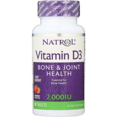 NATROL: Vitamin D3 Fast Dissolve Mini Tablets 2000 IU, 90 tablets