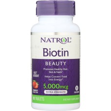 NATROL: Biotin 5000Mg Fst Dslv, 90 tb