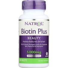 NATROL: Biotin Plus + Lutein, 60 tb