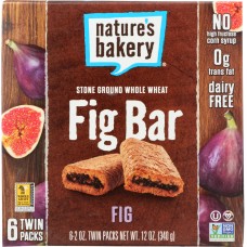 NATURE'S BAKERY: Stone Ground Whole Wheat Fig Bar, 12 oz