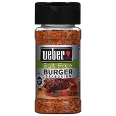 WEBER: Salt Free Burger Seasoning, 2.75 oz