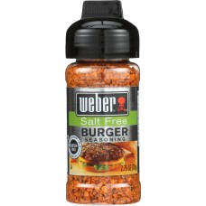WEBER: Salt Free Burger Seasoning, 25 oz