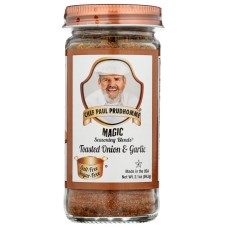CHEF PAUL PRUDHOMME'S MAGIC SEASONING BLENDS:  Toasted Onion & Garlic, 2.1 oz