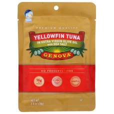 GENOVA: Tuna Pouch Yellowfin, 2.6 oz
