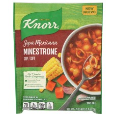 KNORR: Sopa Mexicana Minestrone Soup, 2.75 oz