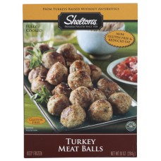 SHELTON'S: Turkey Meat Balls, 10 oz