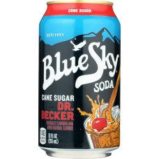 BLUE SKY: Cane Sugar Soda Dr Becker 6-12oz, 72 oz