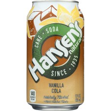HANSEN: Cane Soda Vanilla Cola 6-12oz, 72 oz
