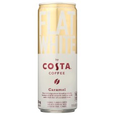 COSTA COFFEE: Flat Whte Caramel Coffee, 11 fo
