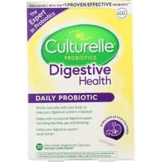CULTURELLE: Digestive Health Daily Probiotic Capsules, 30 cp
