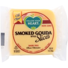 FOLLOW YOUR HEART: Smoked Gouda Style Slices Cheese Alternative, 7 oz