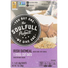 THE SOULFULL PROJECT: Cereal Irish Oats, 7 oz