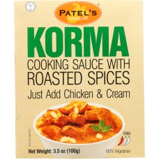 PATEL: Spice Korma Cooking With Roasted Spicy, 3.53 oz