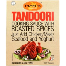 PATEL: Sauce Tandoori With Roasted Spicy, 3.53 oz