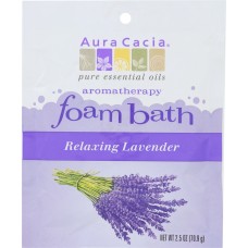 AURA CACIA: Foam Bath Relaxing Lavender, 2.5 oz