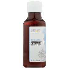 AURA CACIA: Relaxing Peppermint Shower Salt, 16 oz