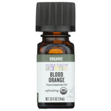 AURA CACIA: Organic Blood Orange Refreshing Essential Oil, 0.25 oz AURA CACIA: Organic Blood Orange Refreshing Essential Oil, 0.25 oz