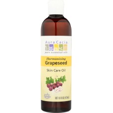 AURA CACIA: Natural Skin Care Oil Harmonizing Grapeseed, 16 Oz