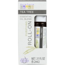 AURA CACIA: Oil Essential Roll-on Tea Tree, 0.31 oz