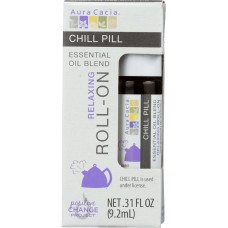 AURA CACIA: Oil Essential Roll Chill Pill, 0.31 oz