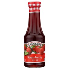 SMUCKERS: Syrup Strawberry Natural, 12 oz