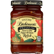 DICKINSON: Pepper & Onion Relish, 8.75 oz