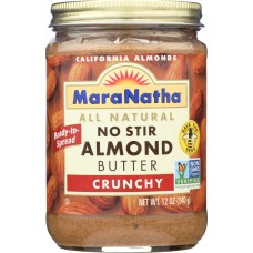 MARANATHA: No Stir Almond Butter Crunchy, 12 oz