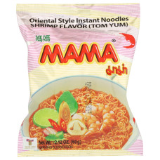 MAMA: Oriental Style Instant Noodles Shrimp Flavor (Tom Yum), 2.12 oz