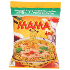 MAMA: Oriental Style Instant Noodles Artificial Pork Flavor, 2.12 oz