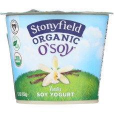 STONYFIELD: Organic Made from Soy Vanilla, 5.3 oz