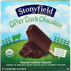 STONYFIELD: After Dark Chocolate Frozen Nonfat Yogurt, 18 oz
