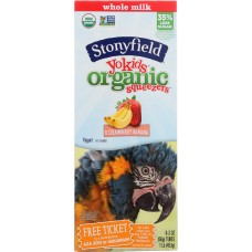 STONYFIELD: Yokids Organic Squeezers Strawberry Banana Yogurt, 1 lb