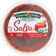 EMERALD VALLEY: Organic Hot Salsa, 14 oz