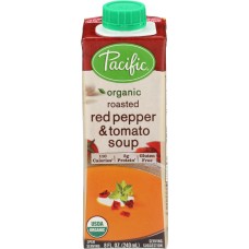 PACIFIC NATURAL FOODS: Organic Roasted Red Pepper and Tomato Soup, 8 oz