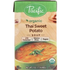 PACIFIC NATURAL: Foods Organic Thai Sweet Potato Soup, 17 oz