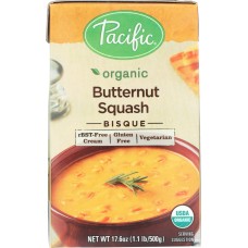 PACIFIC FOODS: Organic Bisque Butternut Squash, 17.6 oz