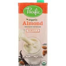 PACIFIC FOODS: Organic Non-Dairy Almond Beverage Vanilla, 32 oz