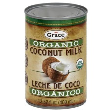 GRACE CARIBBEAN: Milk Coconut Organic, 400 ml