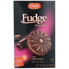 DARE: Fudge Chocolate Creme Filled Cookies, 10.2 oz
