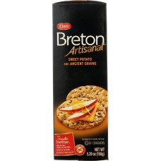 DARE: Breton Artisanal Sweet Potato Ancient Grains Crackers, 5.29 oz