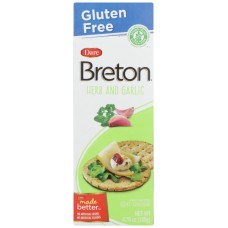 DARE: Breton Cracker Gluten Free Herb Garlic, 4.76 oz