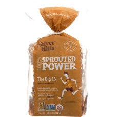 SILVER HILLS: Sprouted Wheat Bread The Big 16, 22 oz