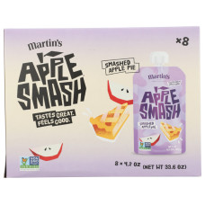 APPLE SMASH: Apple Pie Applesauce 8Pc, 33.6 oz