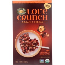 NATURES PATH: Love Crunch Dark Chocolate Peanut Butter Cereal, 10 oz