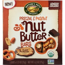 NATURES PATH: Bar Pretzel Peanut Nut Butter, 6.2 oz