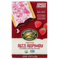 NATURES PATH: Frosted Razzi Raspberry Toaster Pastries, 11 oz