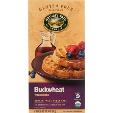 NATURE'S PATH: Organic Buckwheat Wildberry Waffles, 7.4 oz