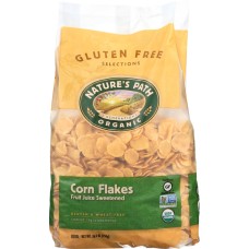 NATURES PATH: Organic Corn Flakes Fruit Juice Sweetened ECO PAC, 26.4 oz