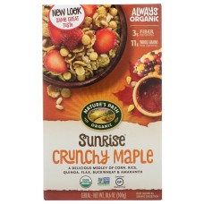 NATURES PATH: Organic Sunrise Cereal Gluten Free Crunchy Maple, 10.6 oz